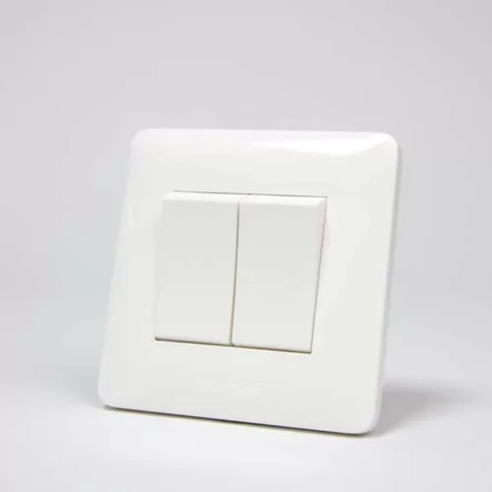 Panasonic WDBA5022-N 1-Gang 2-Device Modular Switch | 10AX 250V~ 2-Way SP Logic | High-Density Flame Retardant Polycarbonate