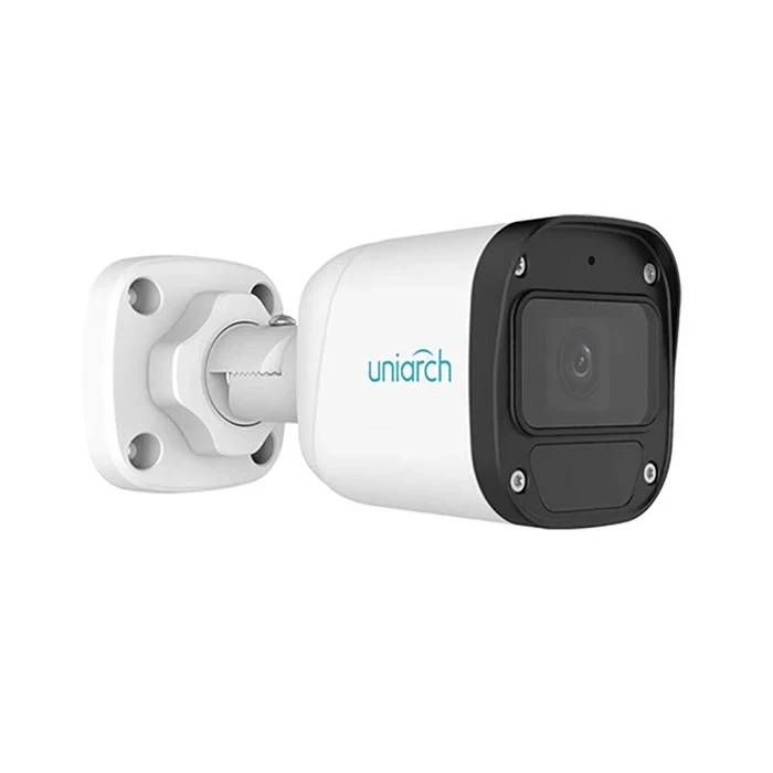 Uniarch 4MP Mini Fixed Bullet IP Network Camera with PoE, IP67 Weatherproofing, 30m Smart IR Night Vision & Built-In Mic | Model No. IPC-B134-APF40-ECO