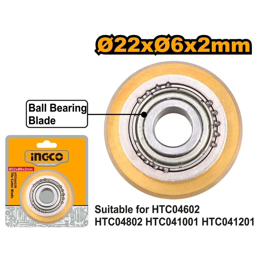 Professional Ball-Bearing Tile Cutter Blade | HTC04602B | Tungsten Carbide