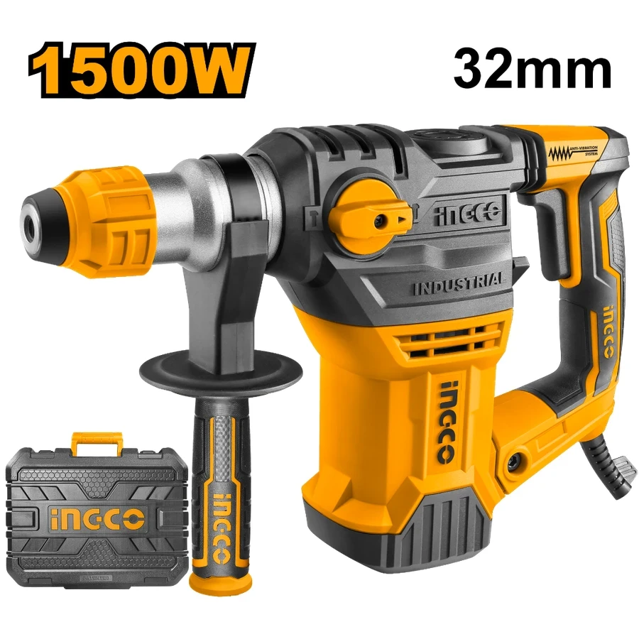 Rotary Hammer | RH150028 | 1500W | Heavy-Duty Industrial SDS Plus System