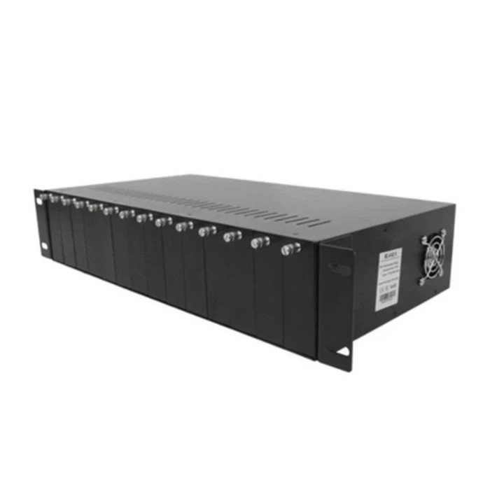 Digicom DG-81/4-2A Media Converter Rack Chassis | 14-Slot Modular Logic | Industrial Grade 19-Inch Mount | ISP & Enterprise Ready