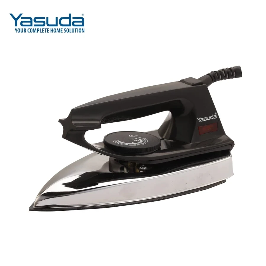 YASUDA YS-210G Dry Iron - 1000W Power, American Heritage Non-Stick Sole Plate, 360° Swivel Cord, Auto Shut Down