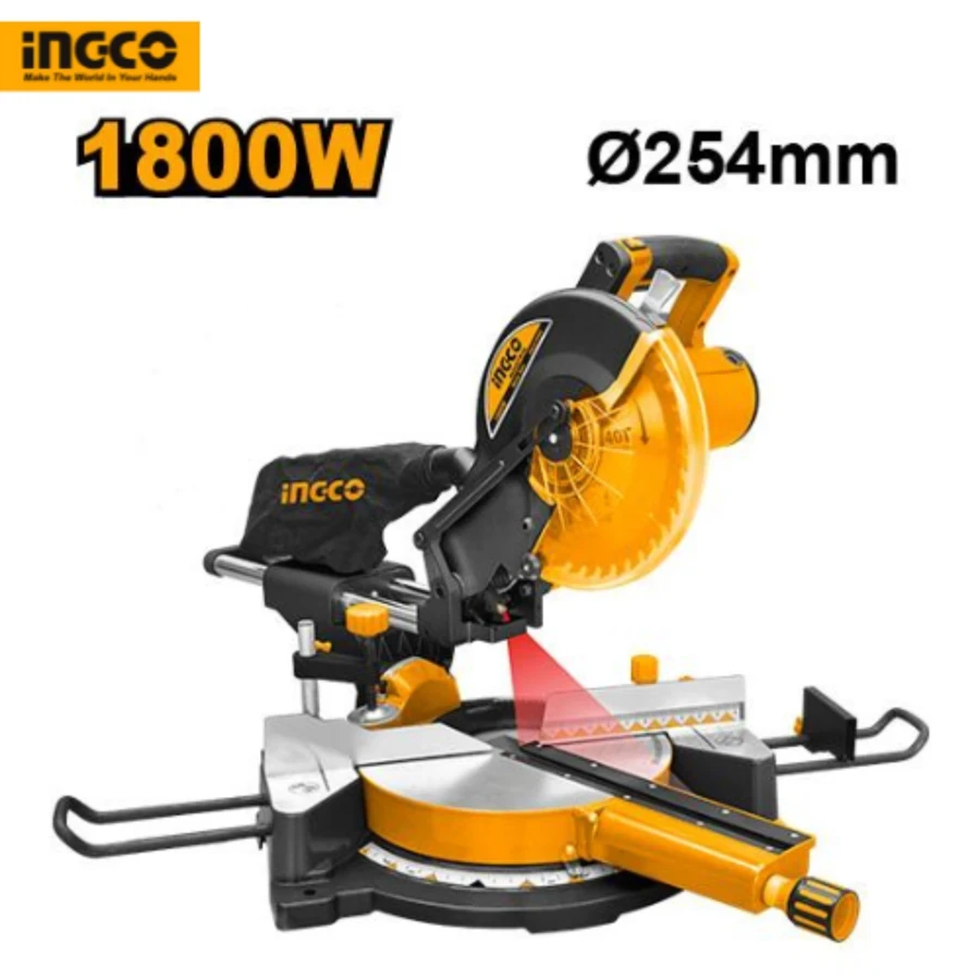 Sliding Mitre Saw | BM2S18004 | 1800W | Heavy-Duty Dual Rail Cutting System