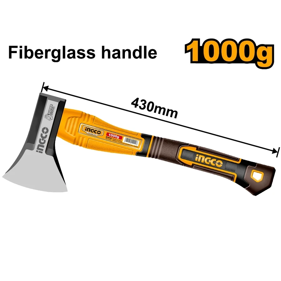 Professional Hand Axe | HAX0811000 | 1000g (1kg) | Fiberglass Handle