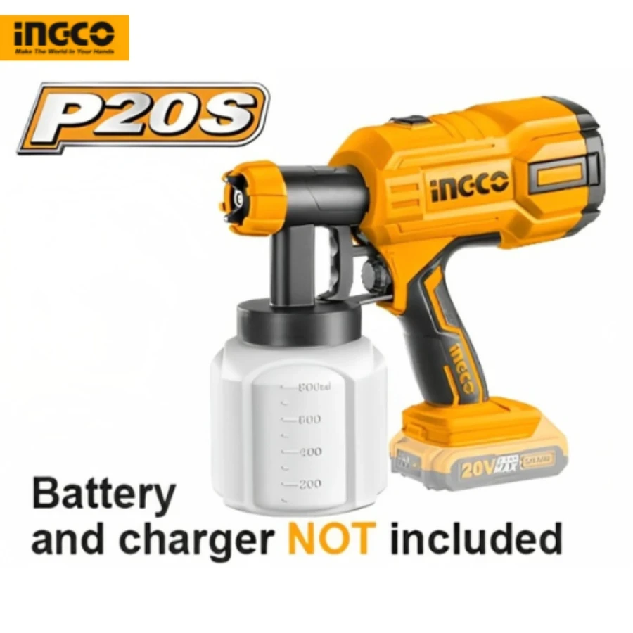 Lithium-Ion Spray Gun | CSGLI2001 | 20V Max | Portable HVLP Finishing Tool