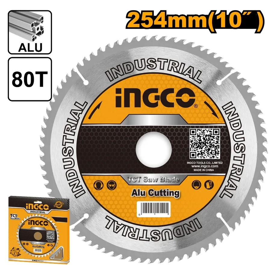 TCT Saw Blade for Aluminum | TSB325428 | 254mm (10") 80T High-Precision Cutter