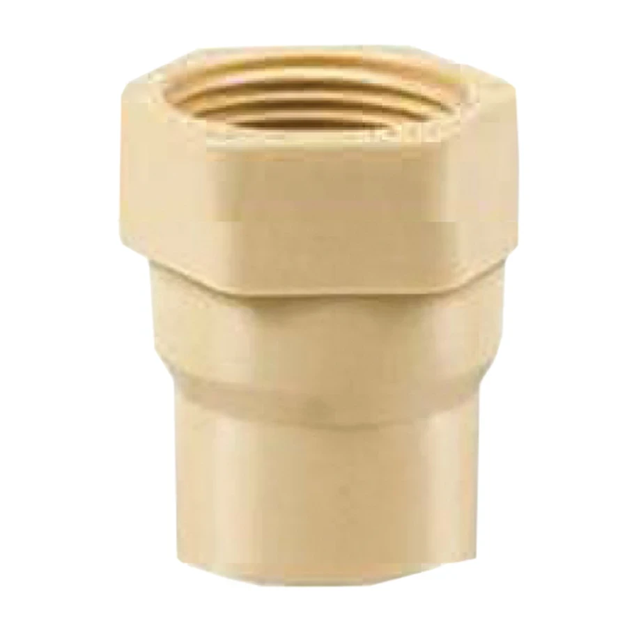 ITPF CPVC Plain Female Sockets | Straight Internal Transition Adapters | 15mm to 40mm Sizes | High-Temperature Resistant & Lead-Free Fusion Connectors for Hot & Cold Water Systems