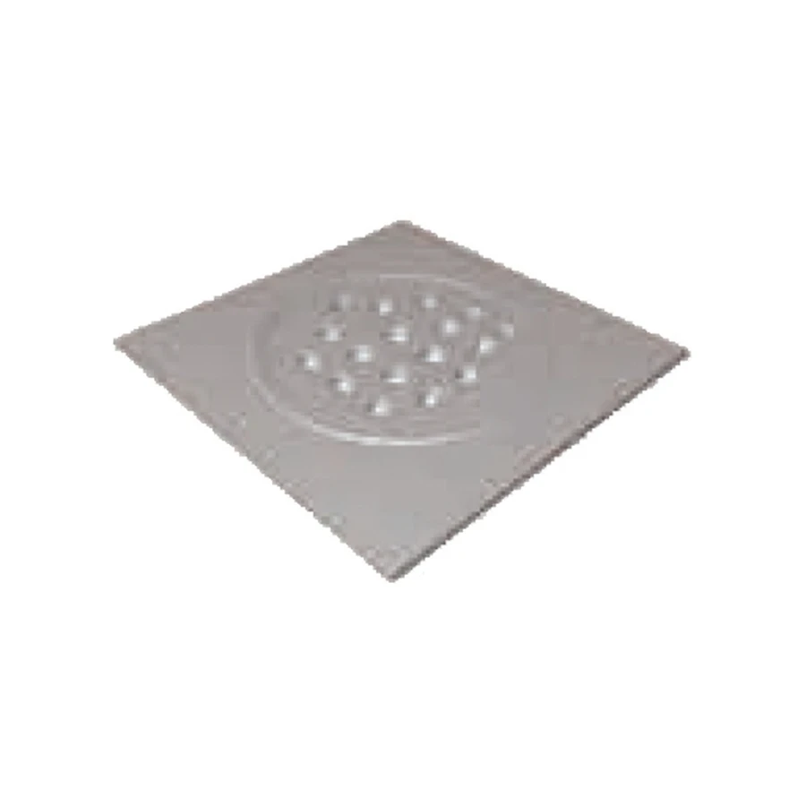 ITPF uPVC Square Tiles with Jali | 110mm Flush-Mount Floor Drain Gratings | Rust-Proof & UV-Stabilized Debris Filtration Shield for Tiled Bathrooms & Modern Sanitary Systems