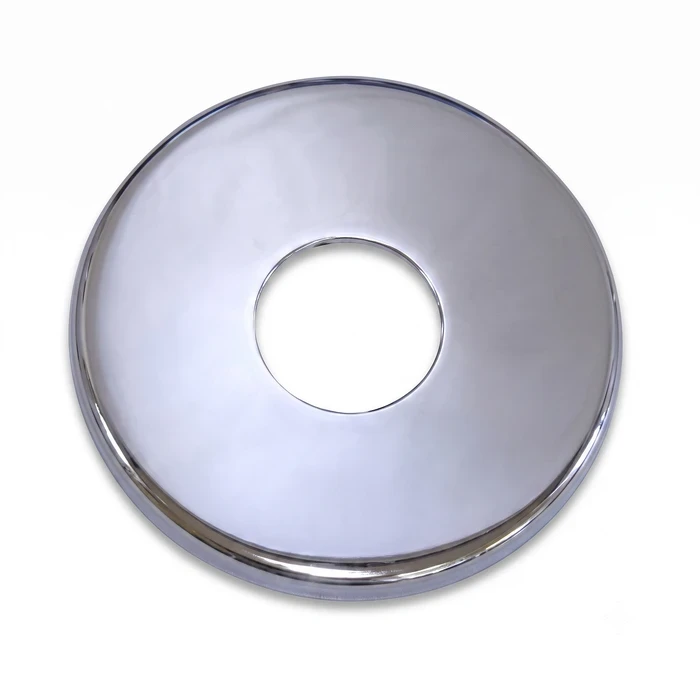 Toyo Chrome Round Body Wall Flange Escutcheon Plate for Plumbing Fixtures | TOYO-15031