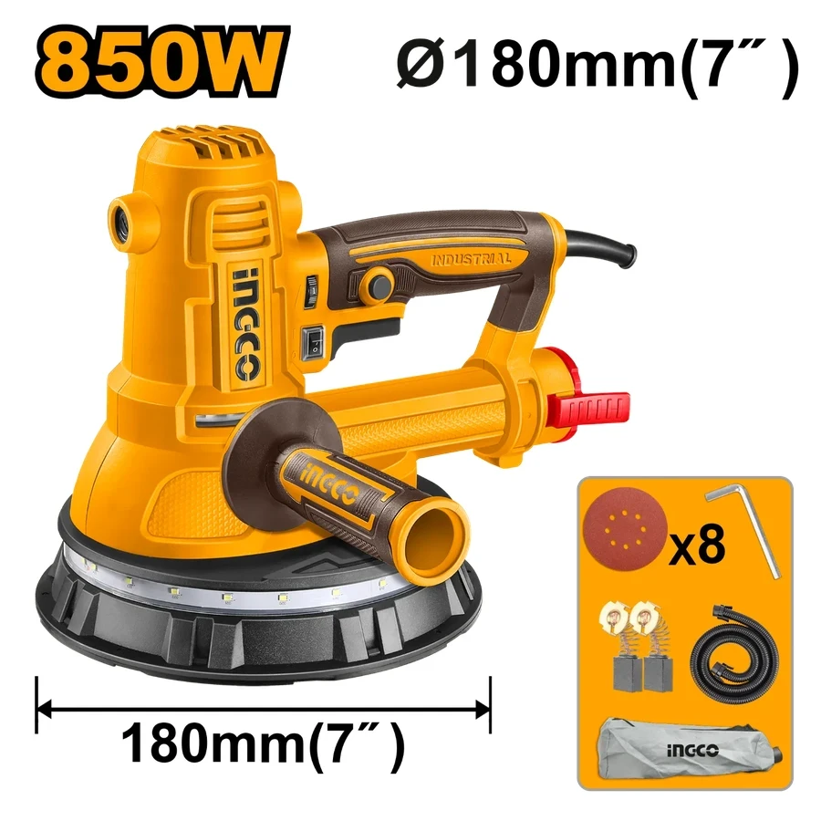 Drywall Sander | DWS10508 | 850W | Professional Dust-Free Finishing System