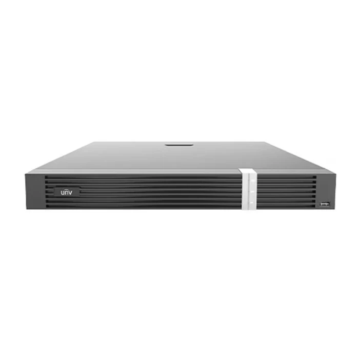 UNV 32-Channel 1U AI Network Video Recorder with 2 SATA Bays, 4K HDMI, SIP & Dual Gigabit Ports | NVR302-32E2-IQ