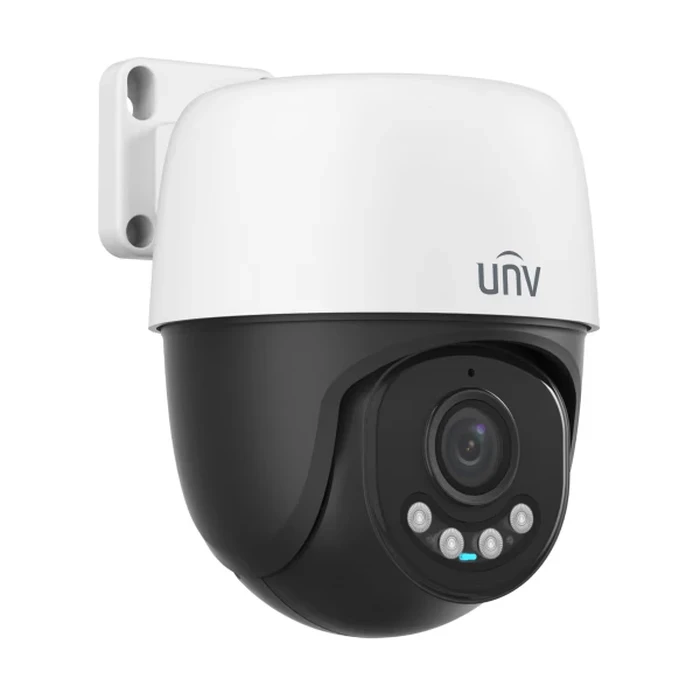 UNV 2.0 MP HD Dual Light Network Pan-Tilt Camera | Uniview IP66 Weatherproof ColorHunter PT CCTV with Built-in Mic & Speaker | IPC6212LFW-AF40C