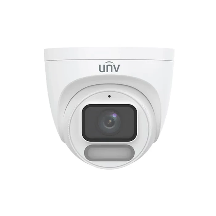 UNV 2.0 MP ColorHunter 1080P Full HD Dome Network Camera | Uniview IP67 Weatherproof PoE Wise-ISP Deep-Vision Eyeball CCTV with Built-in Mic | IPC3622LE-ADF28K-WP-L