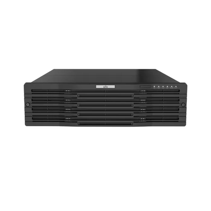 UNV 128-Channel 3U Rackmount Enterprise NVR with 16 SATA Bays, 8K HDMI, RAID & Redundant Power | NVR516-128E-R