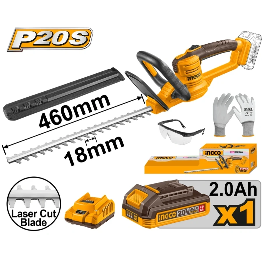 Professional Cordless Hedge Trimmer | CHTLI20461 | 20V Lithium-Ion Series