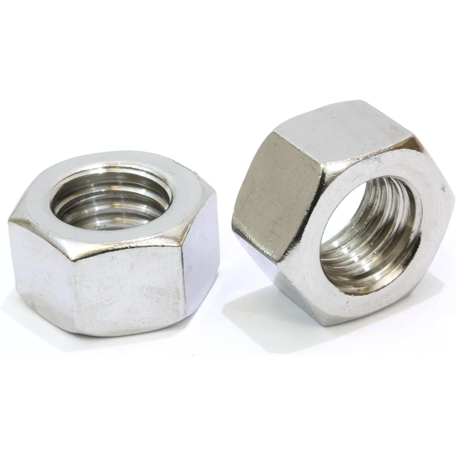 Mild Steel (MS) Hexagonal Nuts | Traditional 1 Line to 6 Line Sizes | Ductile Low-Carbon Steel Fasteners for Local Fabrication and Ironwork