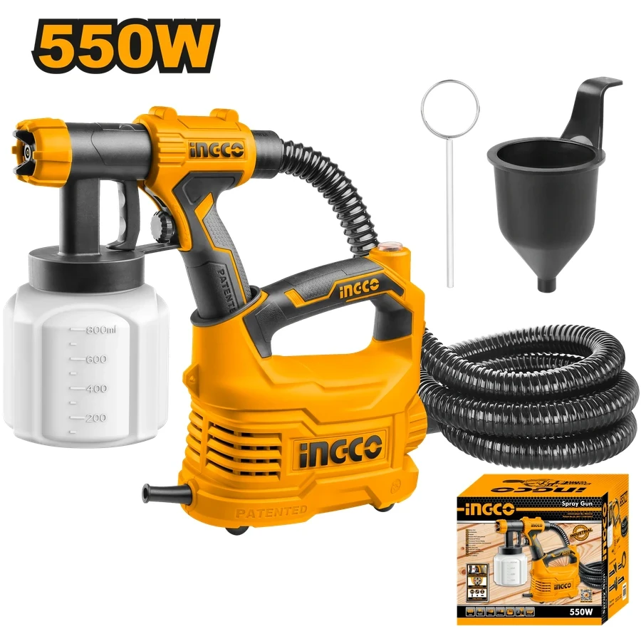 HVLP Spray Gun | SPG5008 | 550W | High-Flow Professional Painting System