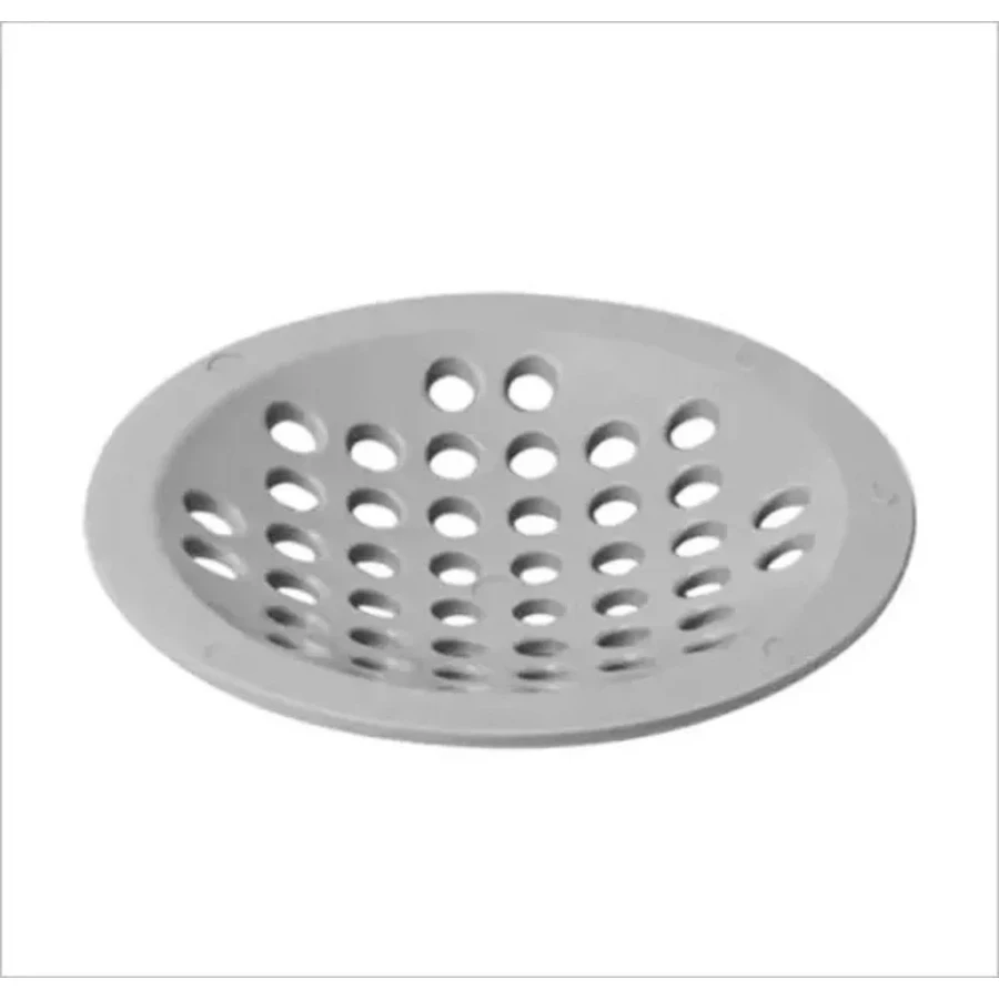 ITPF uPVC Round Jali | 110mm Circular Floor Drain Grating | Rust-Proof & UV-Stabilized Debris Filtration Shield for Bathrooms & Terrace Drainage Systems