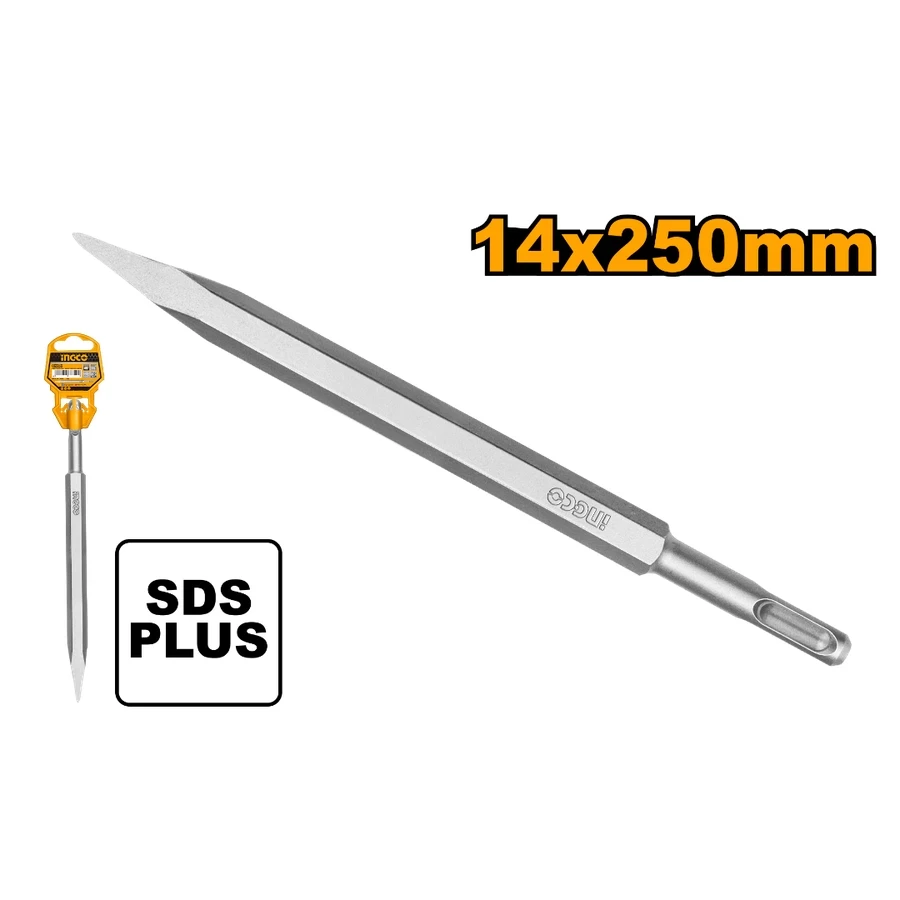 Professional SDS Plus Pointed Chisel | DBC0112501 | 14mm x 250mm