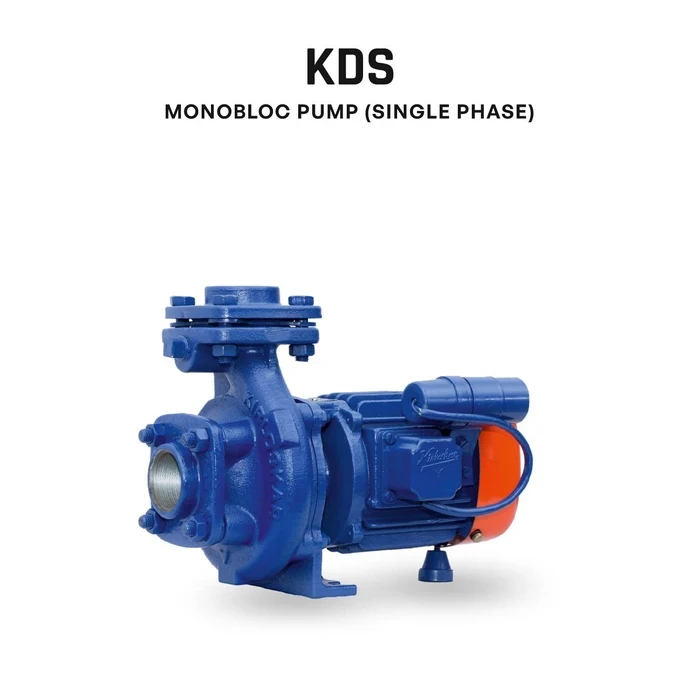 Kirloskar KDS Series Heavy-Duty Centrifugal Monobloc Pump | CED Anti-Rust Coated High-Efficiency Water Pump for Agriculture, Buildings & Industrial Transfer