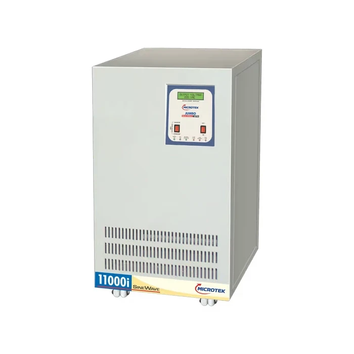 Microtek 11000i/180V Hi-Grade IGBT Jumbo SW Inverter | 10.0 KVA 8000W Pure Sinewave UPS | High-Capacity Central Power Backup with 1-Min TDR