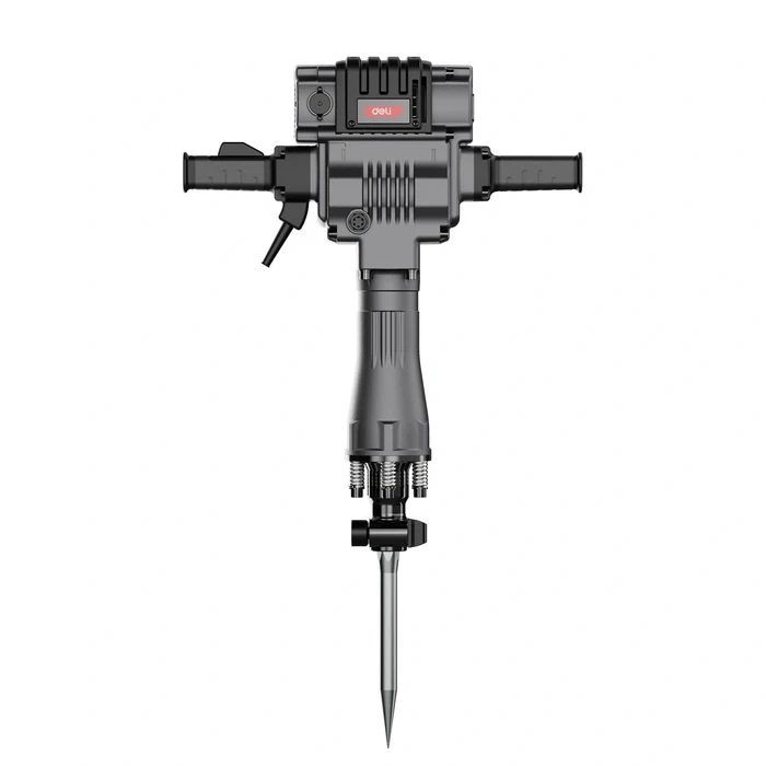 Deli Tools EDE-DG30-1E 2100W Heavy Duty Demolition Breaker | 85J Impact Energy 22.5kg Industrial Jackhammer with 65mm Cylinder, SDS-HEX Chuck & BMC Case