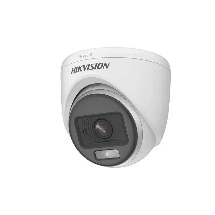 Hikvision 2MP ColorVu Indoor Turret Camera | 24/7 Full Color Imaging | 20m White Light | DS-2CE70DF0T-PF