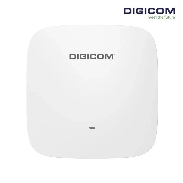Digicom DG-CAP930Q 300 Mbps High Power Ceiling Access Point | Internal High Gain Antenna Logic | Seamless Enterprise Networking System | 300 Mbps