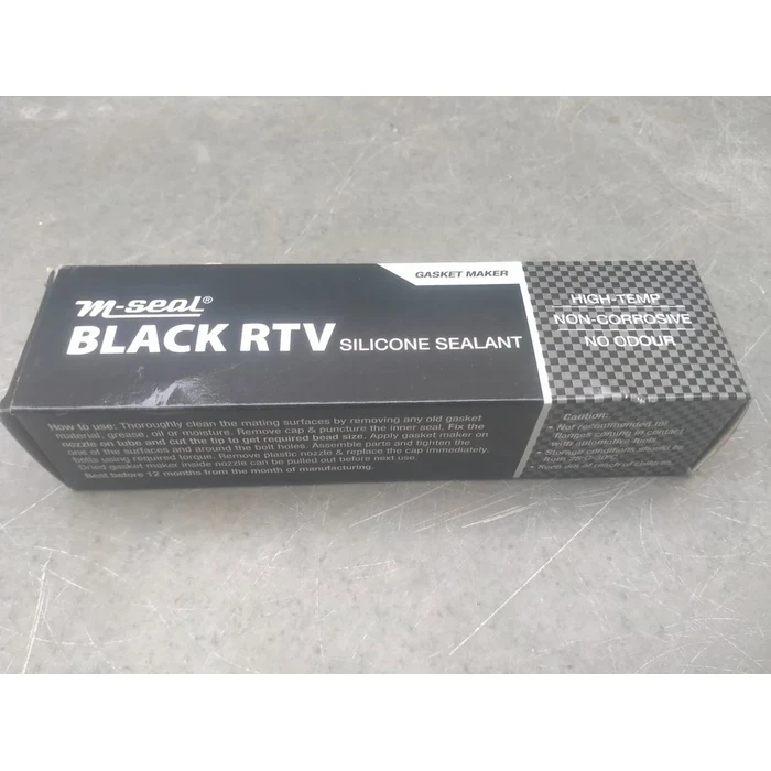 Pidilite M-Seal RTV Black Neutral-Cure Silicone Gasket Maker & Sealant | 25 Gm Tube