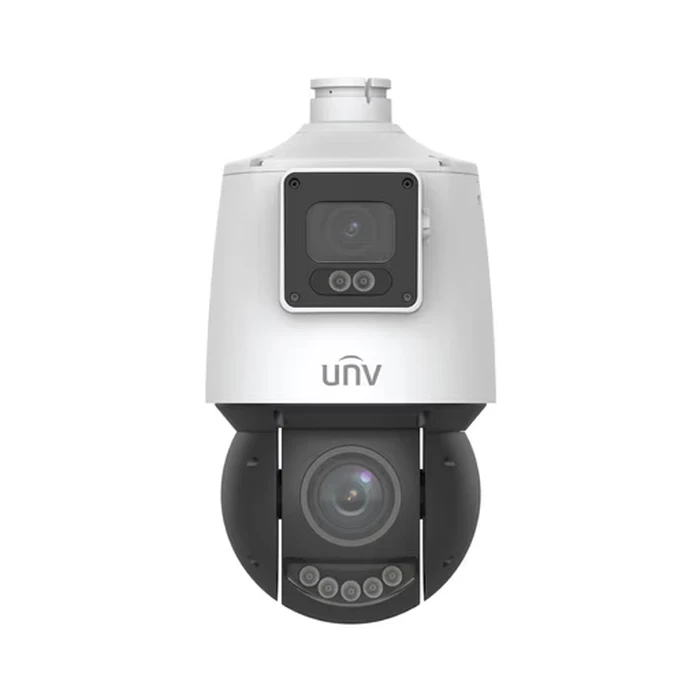 UNV 4MP 25X LightHunter Dual-Lens PTZ Network Camera with Panoramic Lenses, Smart IR & Active Tracking | IPC94144SFW-X25-F40C