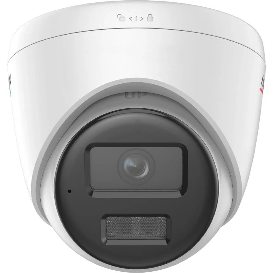 Hikvision 2MP ColorVu Smart Hybrid Light Turret Camera | Built-in Mic | Human & Vehicle Detection | IP67 | DS-2CD1327G2H-LIU