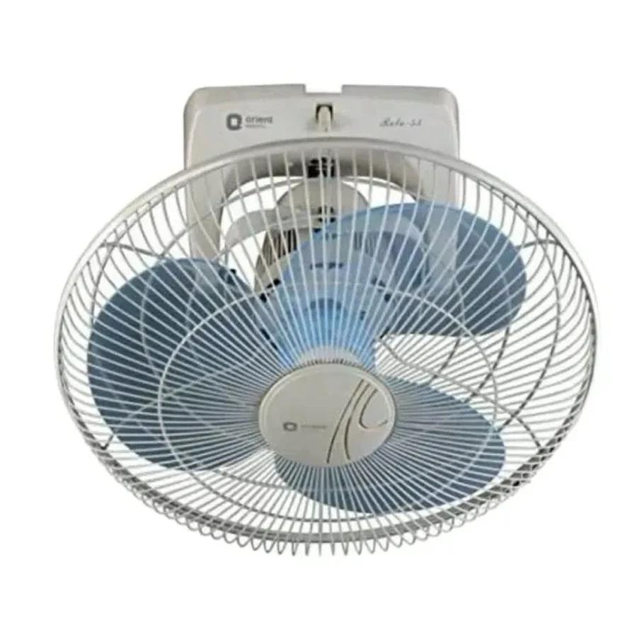 Orient Roto 53 Energy Efficient 16-inch Table Fan | 53W | 3-Speed Settings | Blue & White