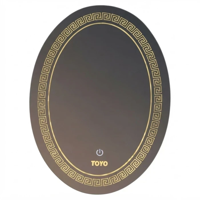 TOYO 21x28 Inch Smart LED Bathroom Vanity Mirror | 3 Color Temperature Modes with Responsive Front Touch Sensor Control Matrix | TOYO-9029-3L