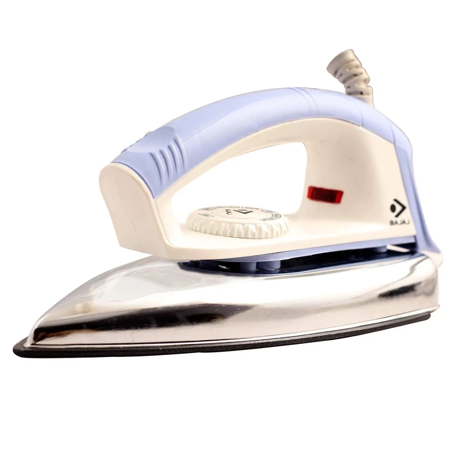 Bajaj New Popular 750 (440301) Dry Iron | 750W | Non-stick American Heritage Soleplate | 360° Swivel Cord | ISI Marked