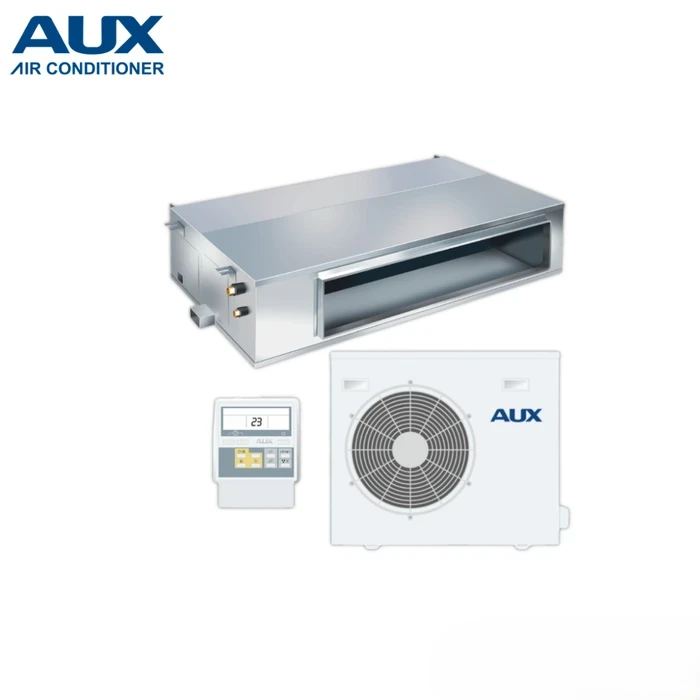AUX 1.5 TR DC Inverter Ceiling Concealed Ductable Air Conditioner | ALMD-H18/4DR1E High-Efficiency Variable Speed Hidden HVAC System with Remote Control