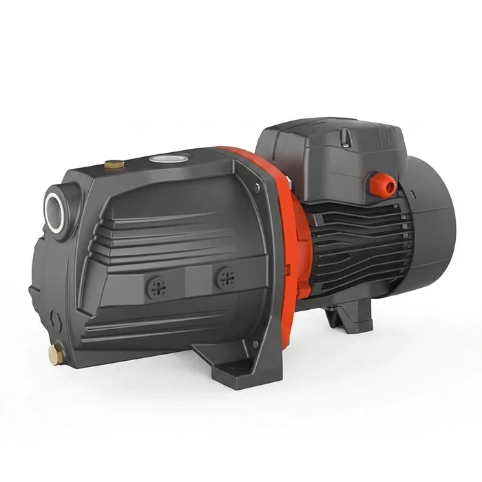 LEO AJm Heavy-Duty Self-Priming Clean Water Jet Pump | Cast Iron Anti-Rust Body with Stainless Steel Impeller, AISI 304 Shaft & 9M Suction Lift | AJm Series