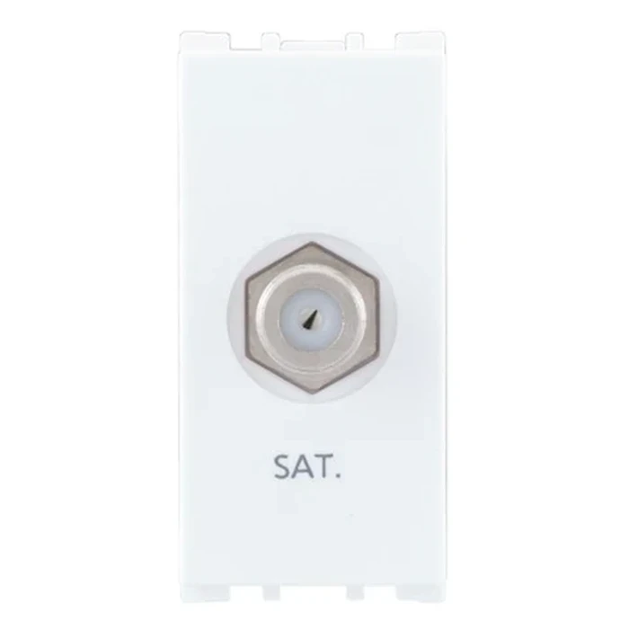 Panasonic 1M Modular Satellite Socket (F-Type) | Flame-Retardant Polycarbonate | WIPM2731