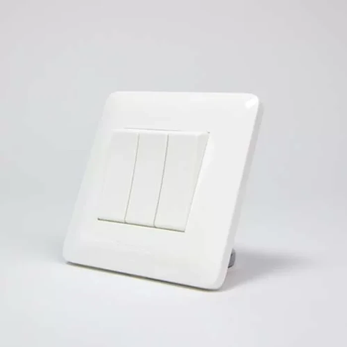 Panasonic WDBA5032-N 1-Gang 3-Device Modular Switch | 10AX 250V~ 2-Way SP Logic | High-Density Flame Retardant Polycarbonate