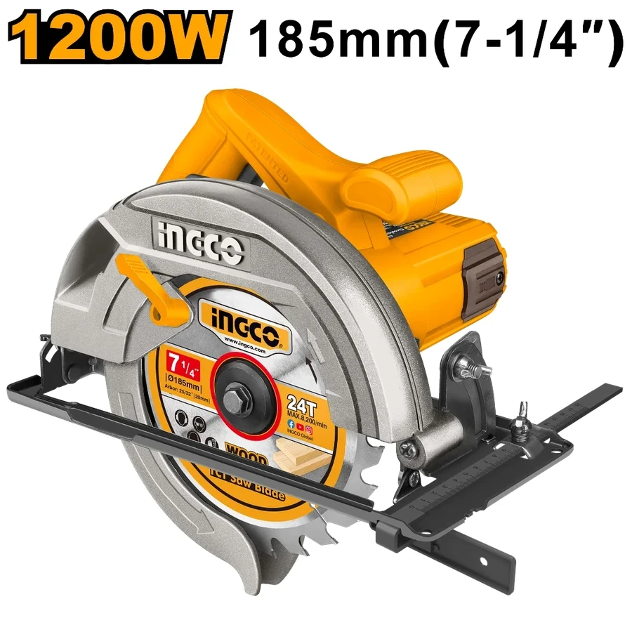 Circular Saw | CS18578 | 1200W | 185mm Precision Woodworking Saw