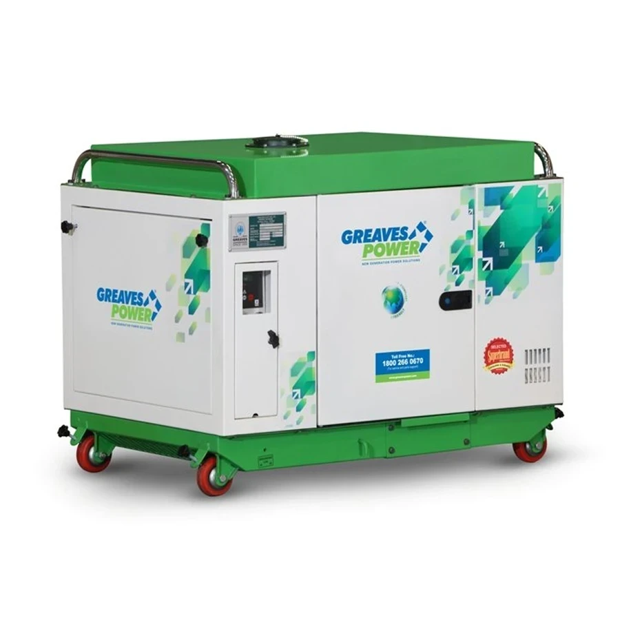 Greaves Prime Diesel Generator | 5 kVA to 30 kVA | Single & Three Phase | Stamford Alternator | Acoustic Enclosure