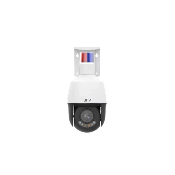 UNV 2MP 5X LightHunter Active Deterrence Mini PTZ Camera with Auto Tracking, 50m Smart IR & Built-in Speaker | IPC6312LFW-AX5C-VG1