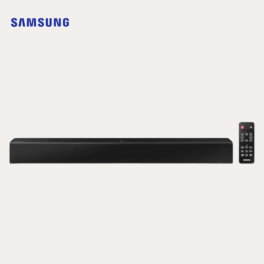 Samsung HW-T400/XL 2.0 Ch Soundbar | 40W | Built-in Subwoofer | NFC & Bluetooth | One Remote Control