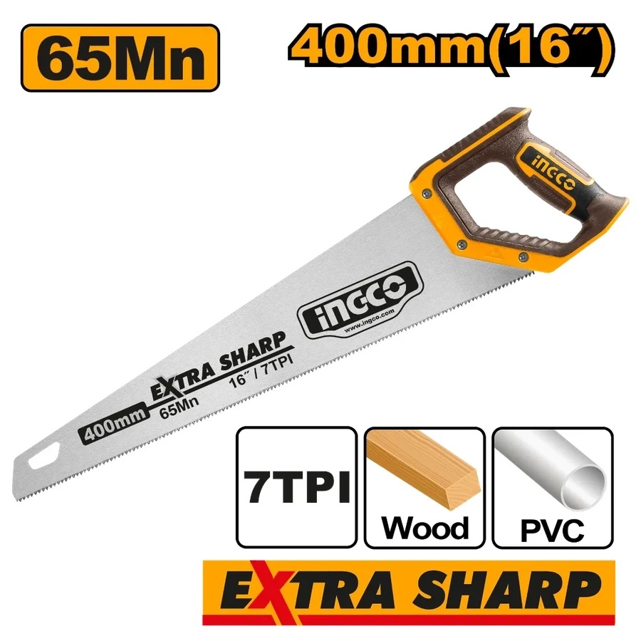 Professional Hand Saw | HHAS15400 | 16" (400mm) | 65Mn Steel