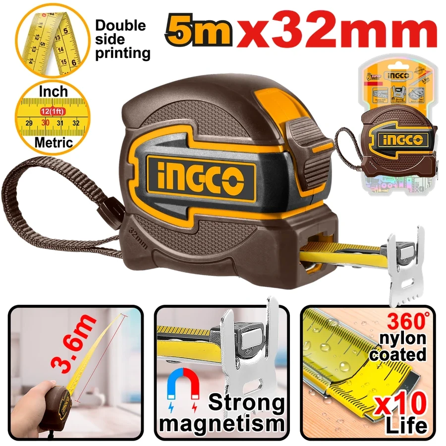 Professional Magnetic Steel Measuring Tape | HSMT80532 | 5-Meter Extreme Series