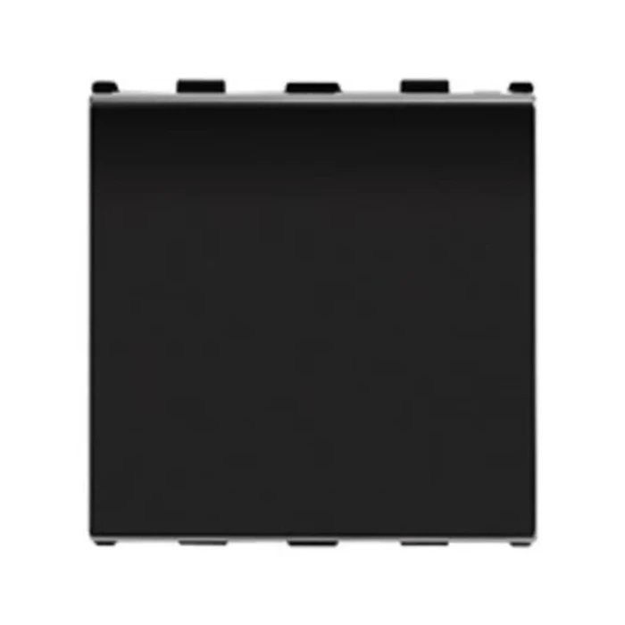 Panasonic Europa 10AX 1-Way 2-Module Wide Rocker Switch | Heavy-Duty Flame-Retardant Large Surface Light Switch in Designer Black | WIPM5021GB