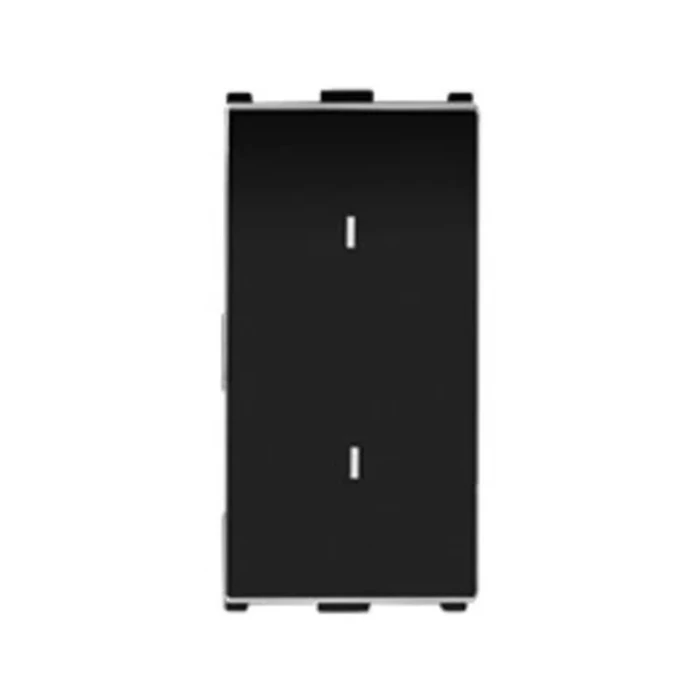 Panasonic Europa 20A 2-Way 1-Module Heavy-Duty Power Switch | Dual-Control AC, Geyser & High-Load Modular Switch in Premium Black | WIPM50125GB
