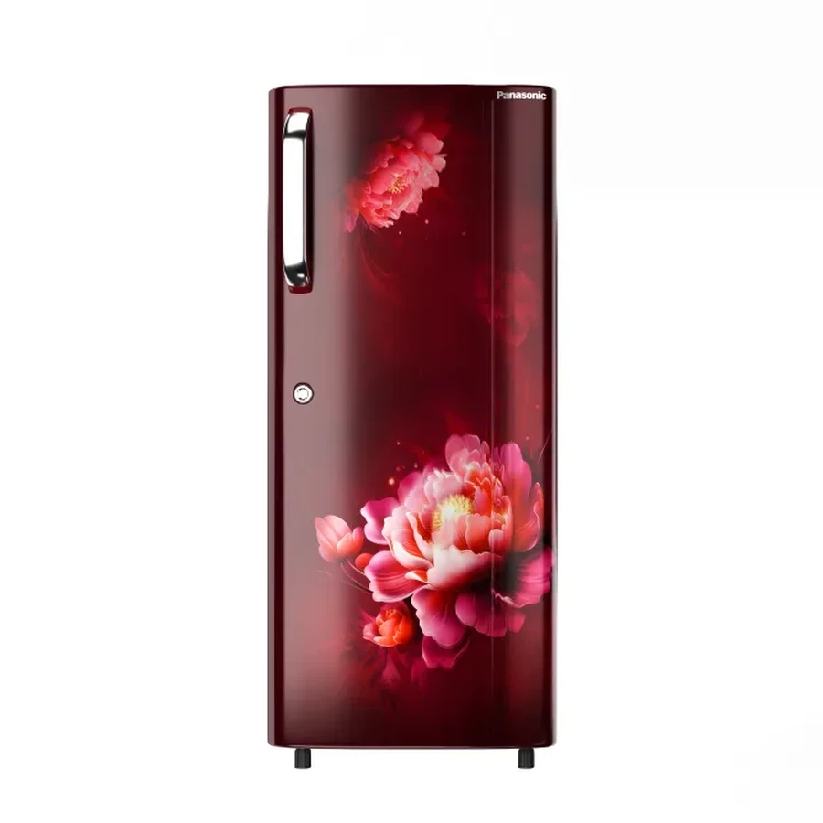 Panasonic NR-A242CFAX 230L Single Door Refrigerator | 4-Star Energy Rating | Ag Clean Technology | Becky Flower Wine Finish