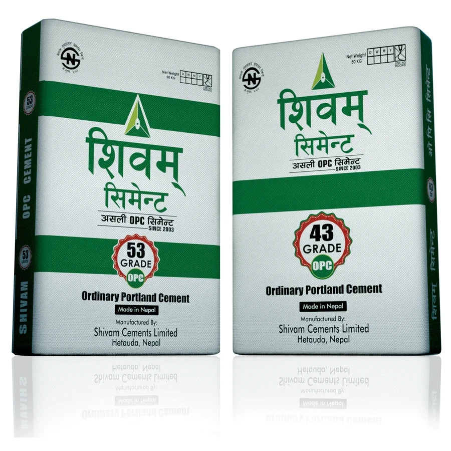 Shivam OPC 43 Grade Cement | 50kg Heavy-Duty Bags | High-Strength Ordinary Portland Cement for RCC Frameworks, High-Rise Columns, and Infrastructure Projects