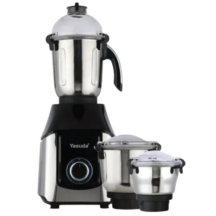 Yasuda Thunder 1300W Heavy Duty Mixer Grinder | High-Performance Output Rust-Resistant Stainless Steel Body | 3 Jars with Flow Breakers Anti-Rust Blades Unbreakable Lids | YS-310SU