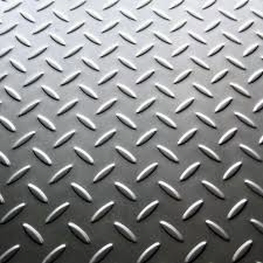 MS Chequered Steel Plates | 3mm to 10mm Thickness | Anti-Slip Diamond Tread Surface | High-Strength Industrial Flooring and Safety Plates